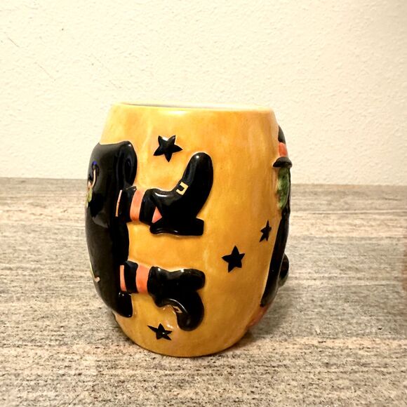 Halloween Susan Winget Witch Flying Wrap Around Coffee Mug Cup - Picture 7 of 10
